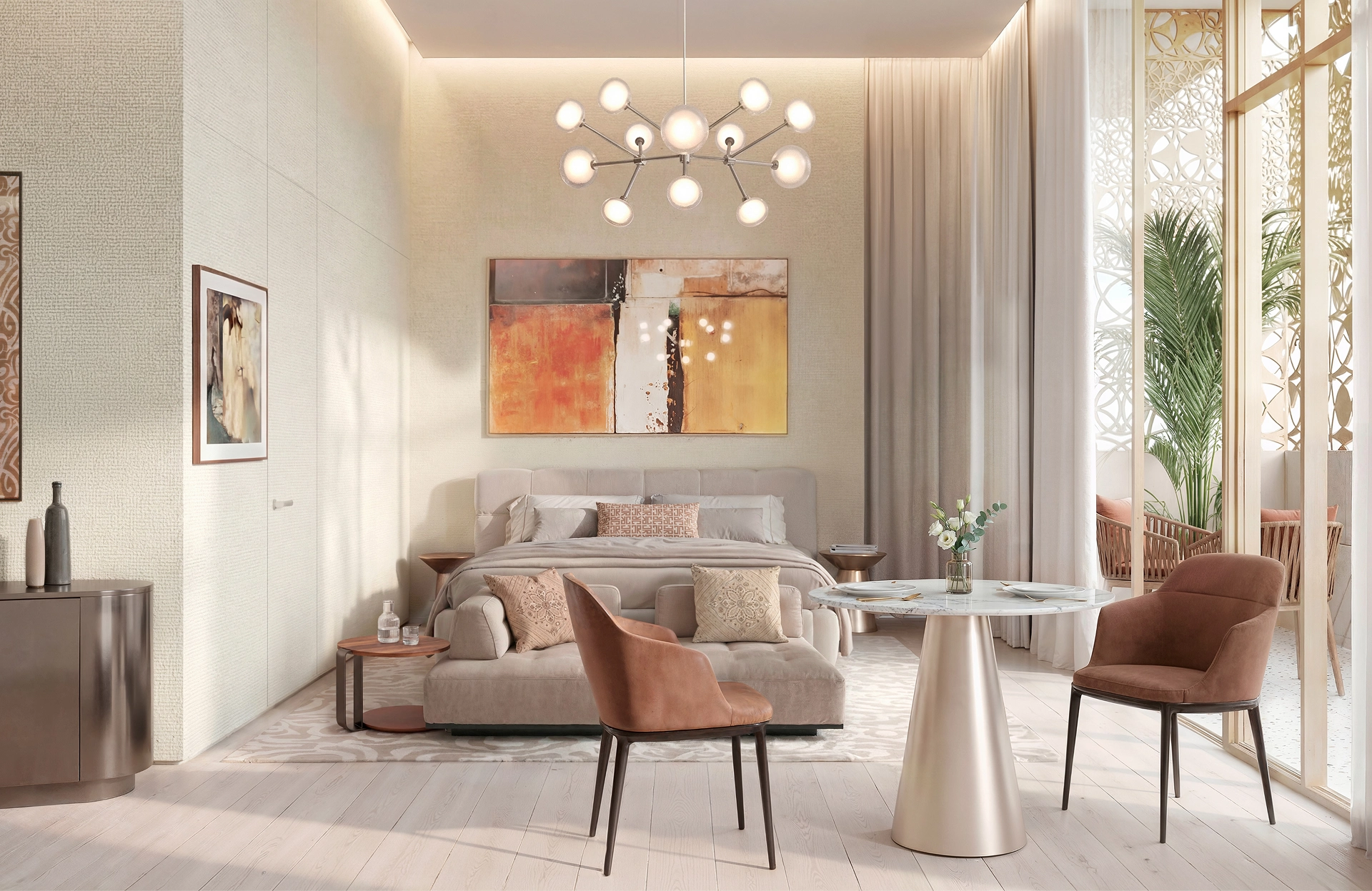 2-Bedroom apartment interior at Richmond Residences